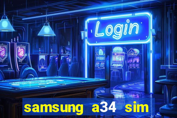 samsung a34 sim card slot