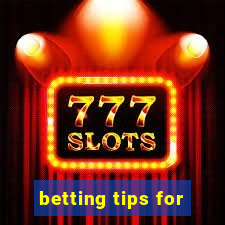 betting tips for