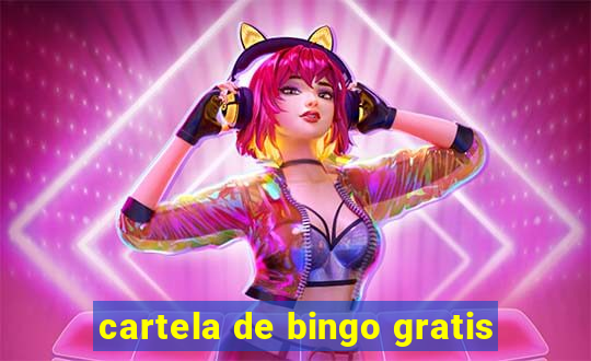 cartela de bingo gratis