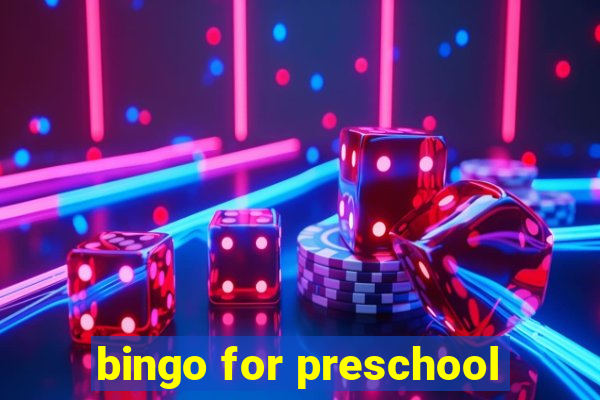 bingo for preschool