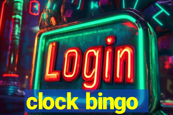 clock bingo