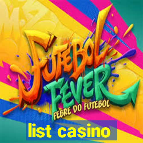 list casino