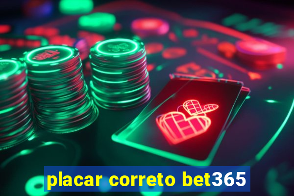 placar correto bet365