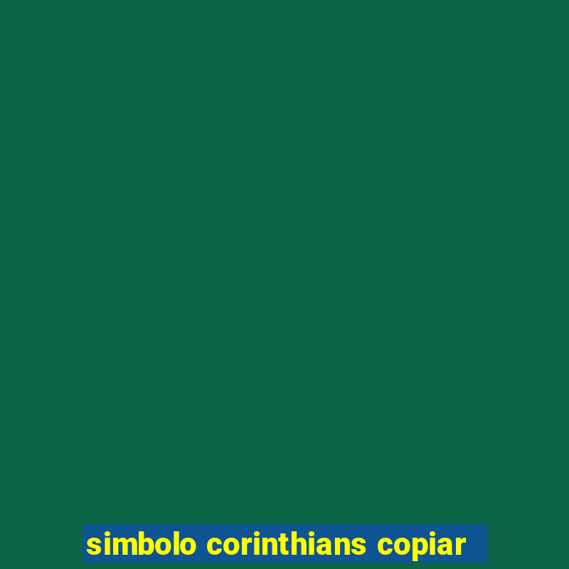 simbolo corinthians copiar