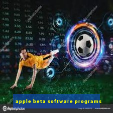 apple beta software programs