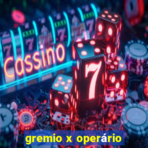 gremio x operário