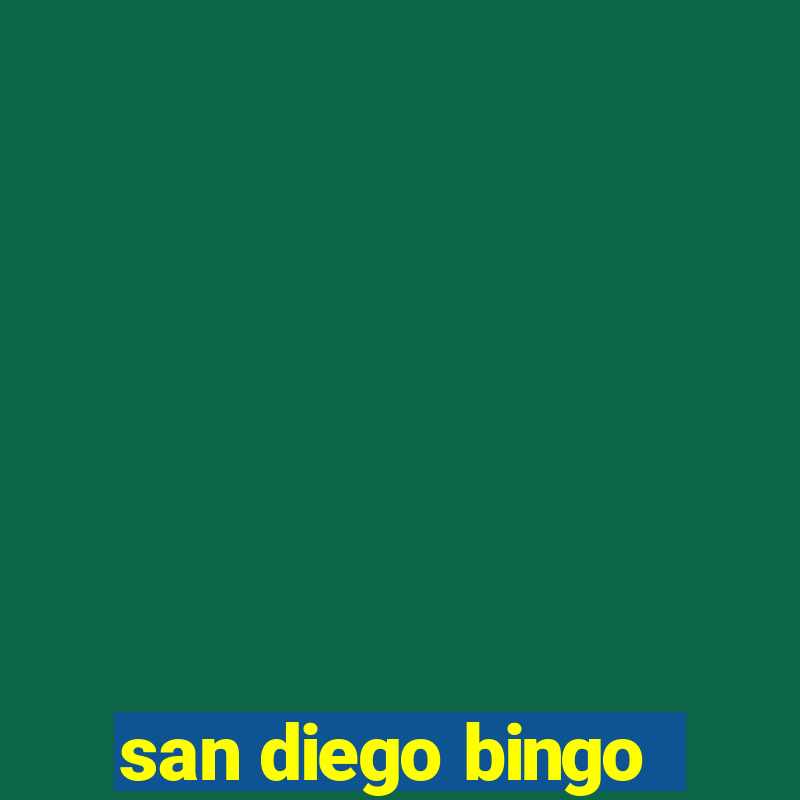 san diego bingo