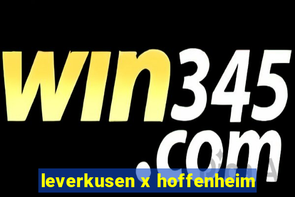 leverkusen x hoffenheim