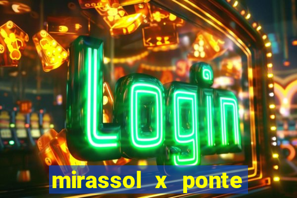 mirassol x ponte preta palpite