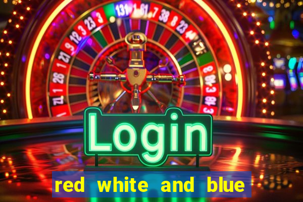 red white and blue slot machine