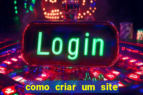 como criar um site de jogos