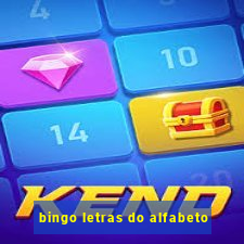 bingo letras do alfabeto