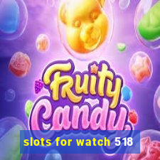 slots for watch 518