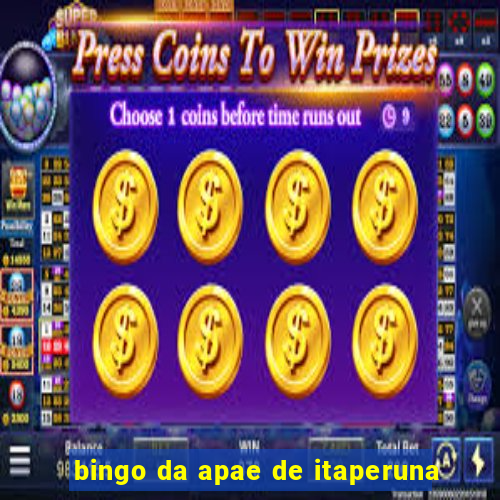 bingo da apae de itaperuna