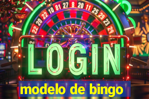 modelo de bingo