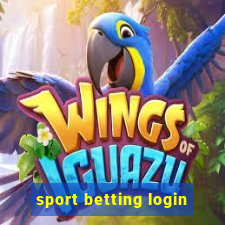 sport betting login