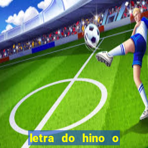 letra do hino o vento balançou