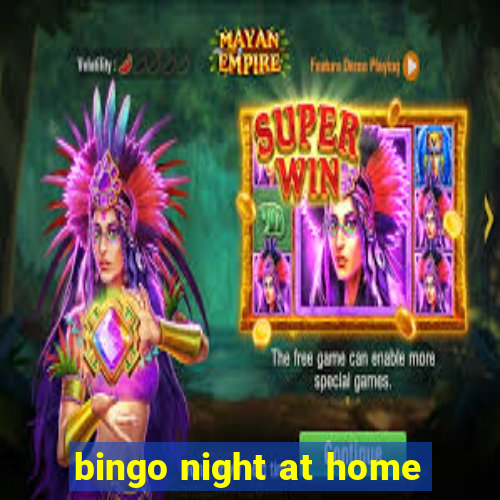 bingo night at home