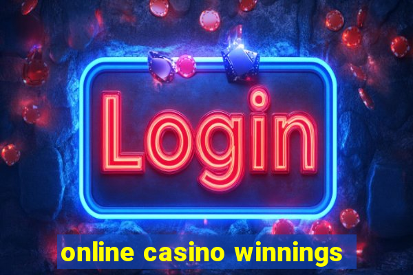 online casino winnings