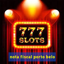 nota fiscal porto belo