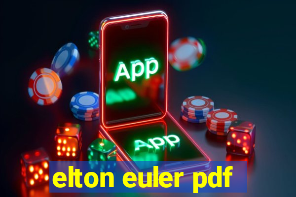 elton euler pdf