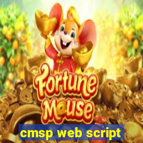 cmsp web script