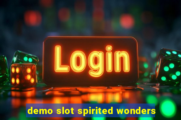 demo slot spirited wonders