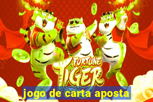 jogo de carta aposta