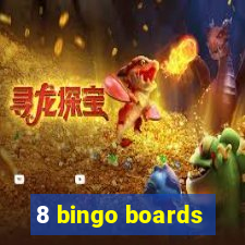 8 bingo boards