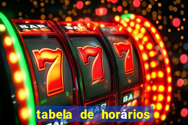 tabela de horários fortune tiger