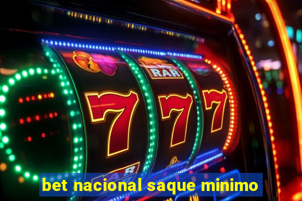 bet nacional saque minimo