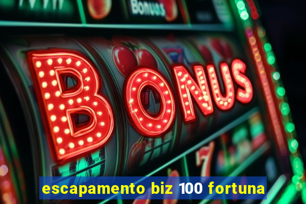 escapamento biz 100 fortuna