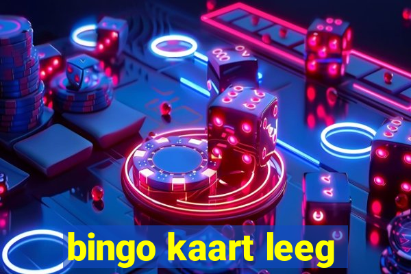 bingo kaart leeg