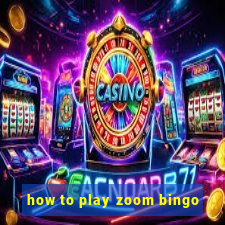 how to play zoom bingo