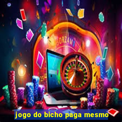 jogo do bicho paga mesmo