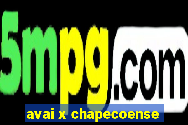 avai x chapecoense