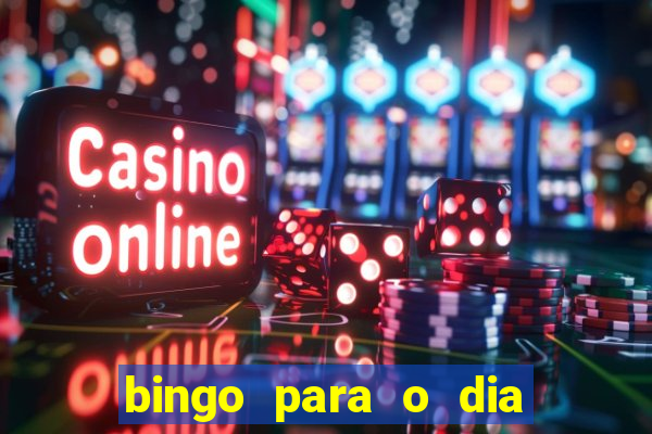 bingo para o dia do estudante