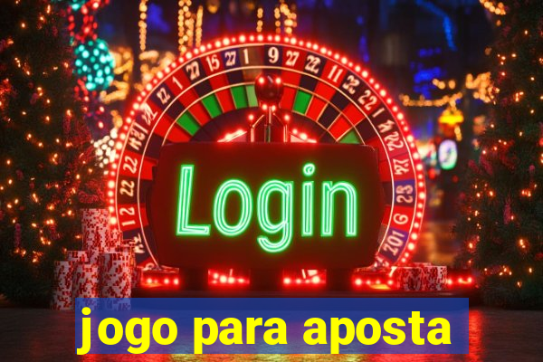 jogo para aposta