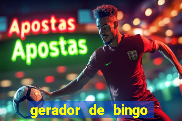 gerador de bingo de palavras