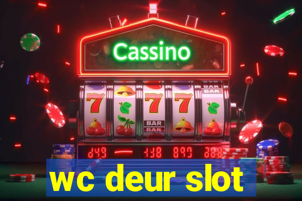 wc deur slot