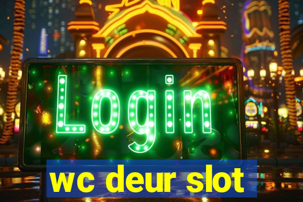 wc deur slot