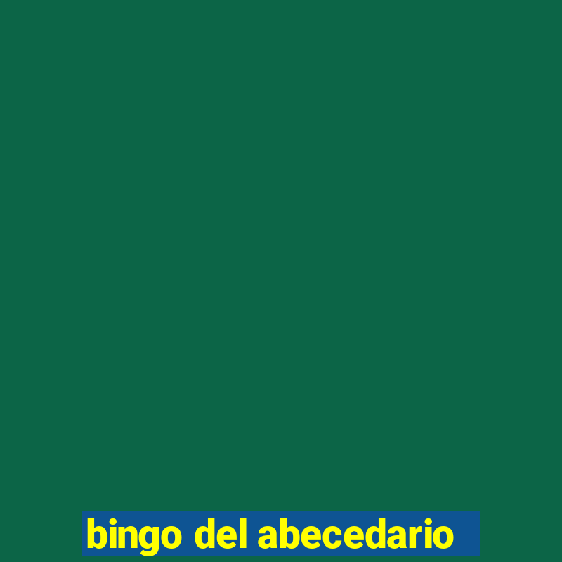 bingo del abecedario