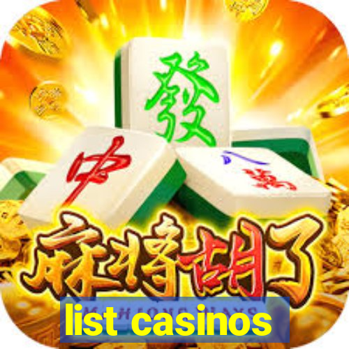 list casinos