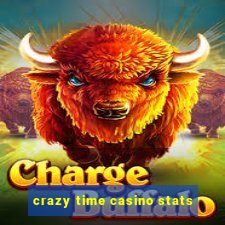 crazy time casino stats