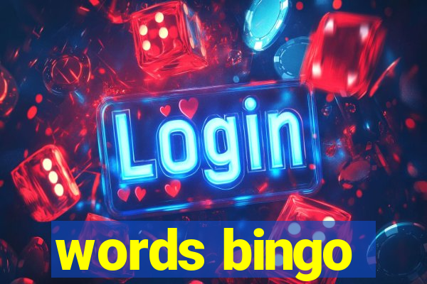 words bingo