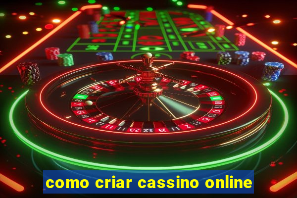 como criar cassino online