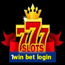 1win bet login