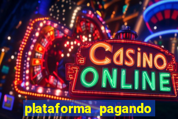 plataforma pagando bonus no cadastro