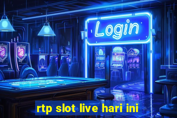 rtp slot live hari ini