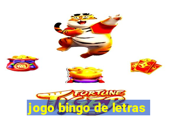 jogo bingo de letras